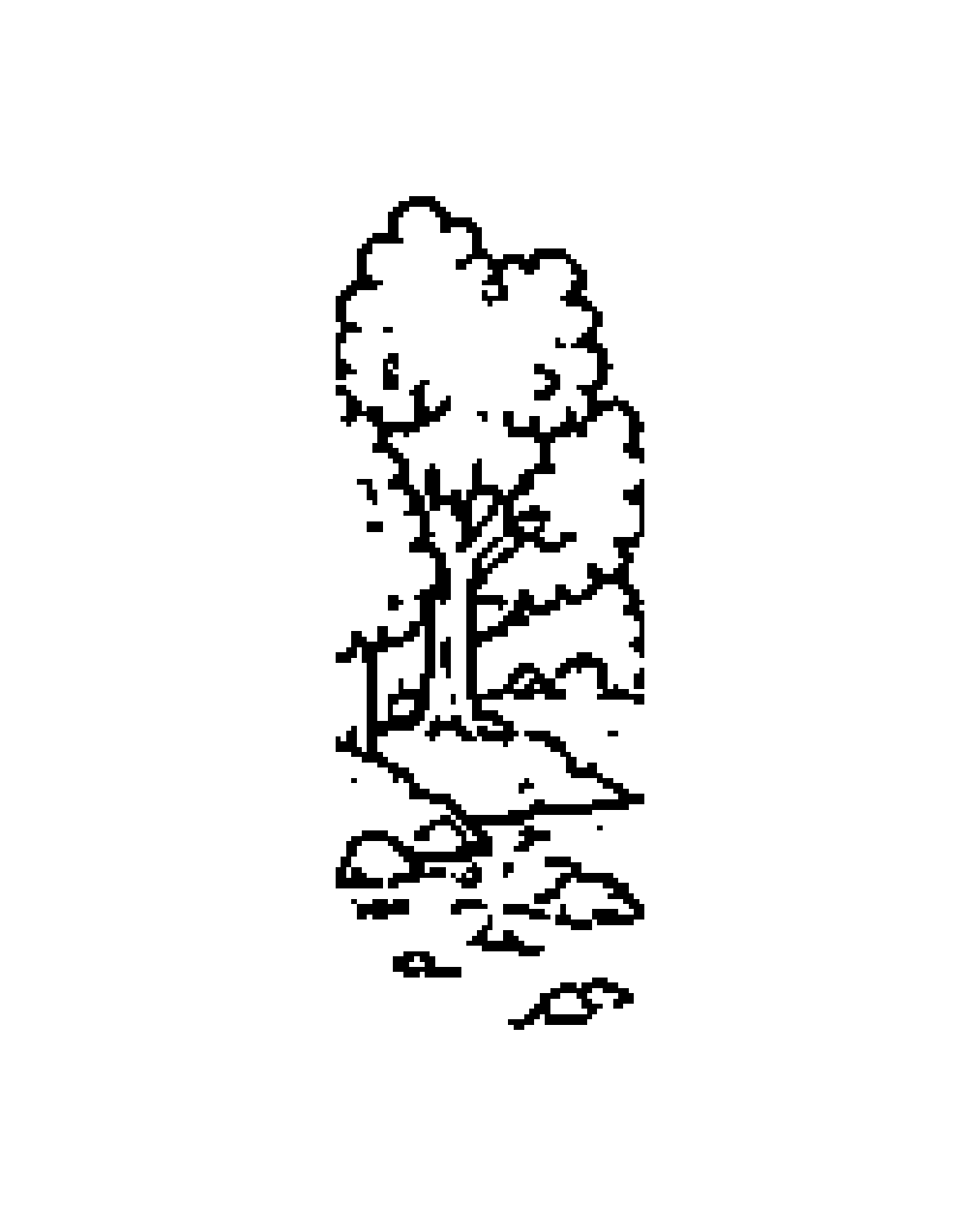 River printable coloring picture