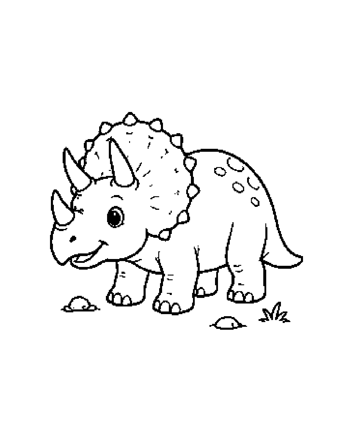 Dinosaurs coloring pictures