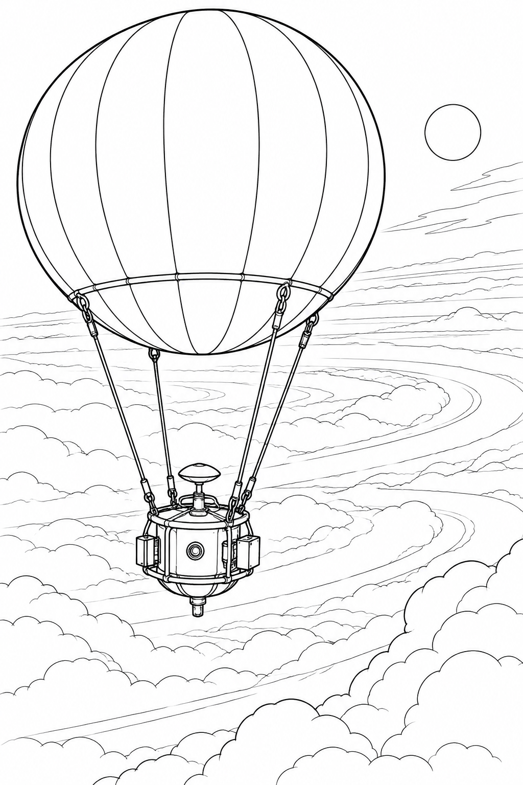 Venus Balloon Probe printable coloring page