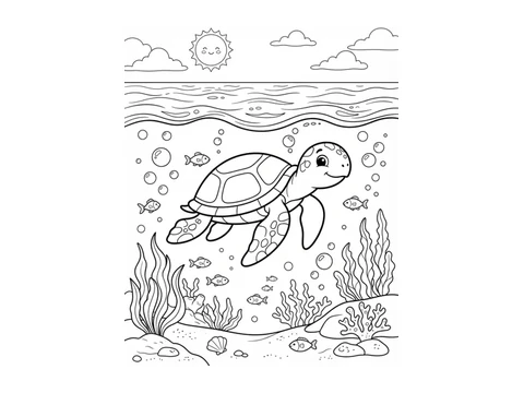 Ocean coloring pictures